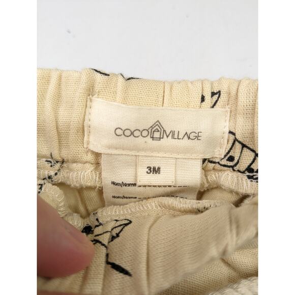 Coco Village Muslin Lobster Pants - 3 Months - Picture 3 of 4